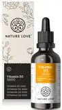 NATURE LOVE® Vitamin D3 5000 (50ml flüssig) - Laborgeprüfte 5000 I.E. pro Tropfen - in MCT-Öl aus Kokos - Vitamin D hochdosiert - hoch bioverfügbar, sehr hohe Stabilität - in Deutschland produziert