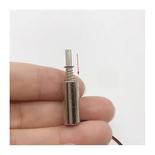 electronic starter DC 3V/ 6V/ 9V/12V/24V 8mm Round Cylindrical Suction Solenoid Electromagnet Stroke 5mm For Fingerprint Lock(5V-6V)