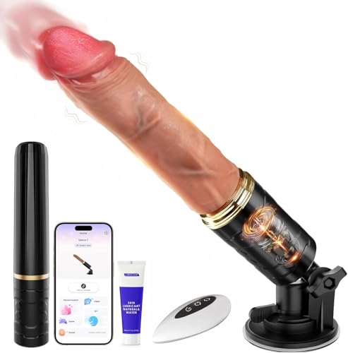 Cacuola Dildo mit 5 Stoßfunktion & 7 Vibration für Frauen, Vibrator Sex Spielzeug für Paare, Sex Spielzeug für die Frau Männer, Vibratorensets für Frauen Männer, Dildos Sexmaschine Maschinen & Geräte