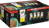 Sheba Katzennassfutter Selection in Sauce, 40 Portionsbeutel, 40x85g (1 Großpackung) – Katzenfutter nass, Geflügel Variation mit Ente, Huhn, Geflügel und Truthahn