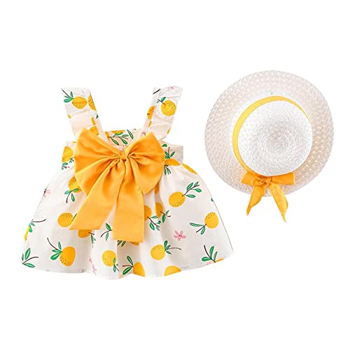 Uwdiohq Same Day Angebote Sale Outfits Prinzessin Kinder Baby Kleinkind Mädchen Ärmellose Dot Bogenhut mädchen Outfits & Set Babykleidung Baby Bekleidung Gr 68 Zwillingskle