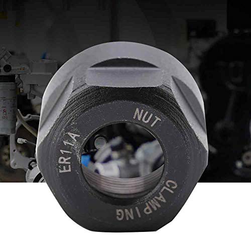 Acouto 1PCS ER11 -Kollet -Klemmmutter Läuterhalter Klemmbit für Kommunikationsgeräte und Maschinenindustrie, Hochwertiges Material, Geeignet für die Werkzeugleiste und Andere Werkzeuge (M14*0.75
