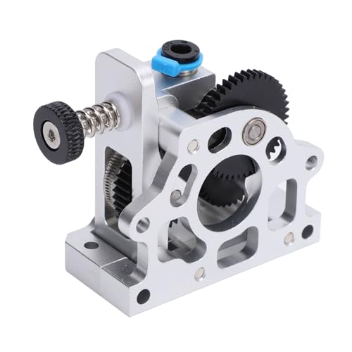 HGX Extruder Kit für 3D Drucker, Hotend Ganzmetall HGX Extruder mit Außenhülle aus Aluminiumlegierung für CR10, für Ender 3 CR6 (Silver)