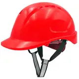 Mustbau Harte Hüte Bauindustrie Sicherheit Helm Harter Hut Mit Kinnriemen 6 Punkt Gurt, Rad Ratsche Einstellen 52-66cm EN 397
