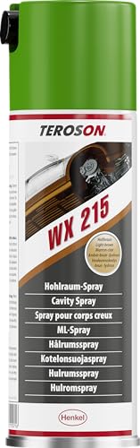 TEROSON WX 215, Korrosionsschutzmittel für die Hohlraumversiegelung, Rostschutz Spray mit hoher Temperaturbeständigkeit, Wachs Spray für die Karosseriereparatur, 1x500ml