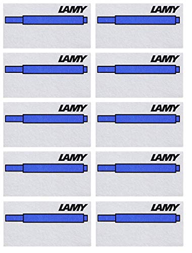 Lamy 1220536 T10 Tintenpatronen-Set, (10 Päckchen, blau)