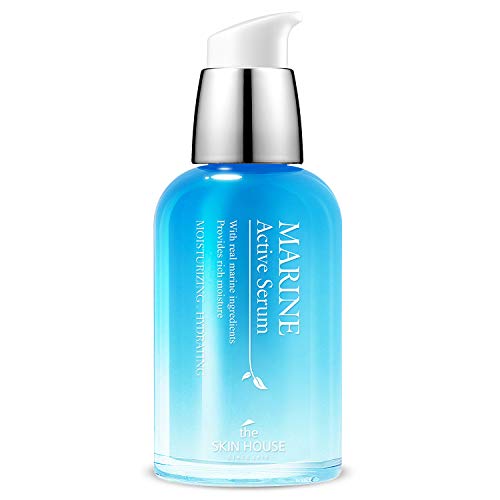 THE SKIN HOUSE Marine Active Serum (50ml, 1.69 fl.oz.) | intensive Feuchtigkeit | Hyaluronsäure | Sofortige Feuchtigkeit | für trockene und dehydrierte Haut