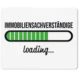 JUNIWORDS Mauspad Mousepad, Immobiliensachverständige Loading (6200810)