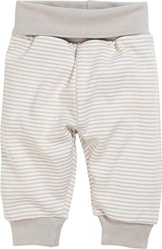 Playshoes Sweat-Hose Jogginghose Unisex Kinder, Natur Ringel ,80