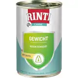 RINTI Canine Gewicht Huhn | Spezialkost für Hunde | 6x400g | Zur Verringerung von Übergewicht | wenig Fett | wenig Kalorien