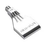 QUARKZMAN G1/4 Außengewinde Flachdüse x 1Stk Aluminum Legierung Flach Strahldüse für Teil Trocknen und Staubblasen [Silber Ton]