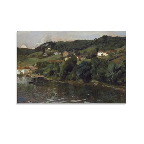Joaquín Sorolla berühmte Gemälde, asturische Landschaftsposter, ästhetischer Druck, Kunst, Wandgemälde, Leinwand, moderne Schlafzimmerdekoration, 30 x 45 cm