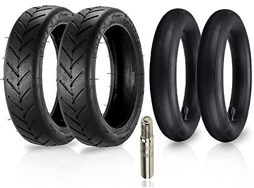 ANSENI e scooter reifen 8 1/2 x2 Reifen scooter ersatzräder für scooter,2 Reifen und 2 Schläuche,Roller reifen für Xiaomi M365/M365Pro,1S, Pro2, Essential Elektro-Scooter (2 Raifen und Schläuche)