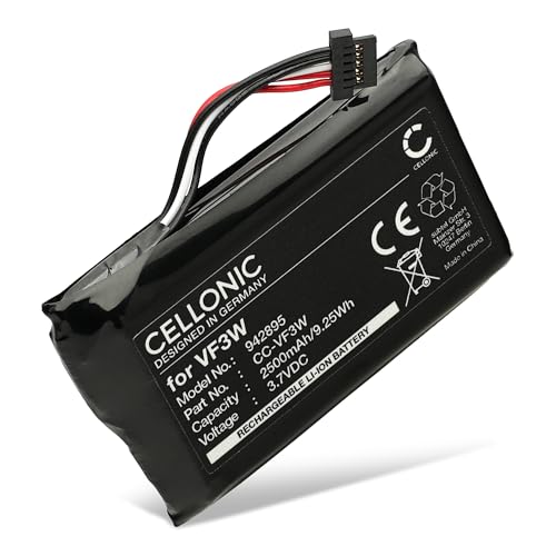 CELLONIC, Akku Navi kompatibel mit Tomtom Rider 550, Rider 500, Rider 400 (2500mAh, 3.7v) Ersatzakku LHA11133000, LHA11138000, VF3W