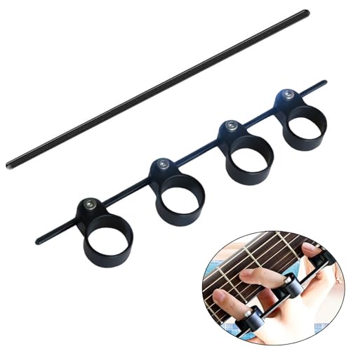 Verstellbarer Fingerexpander, Gitarren Finger Expander, FingertrainerHandtrainer, Gitarren Fingertrainer Expander, Gitarrentrainer Werkzeug, für Fingertraining, Fingerstrecker und Gitarrenübungen