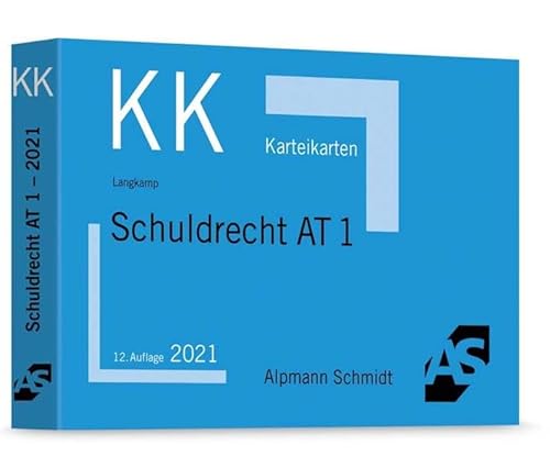 Karteikarten Schuldrecht AT 1 (Karteikarten Zivilrecht)