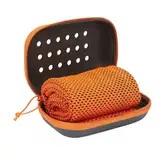 HUAANYA Kühltuch Kaltes Kaltes Handtuch Mit Tragkasten Mikrofasel Eishandel Atmungsaktives Kaltes Handtuch Zum Camping Lauftraining