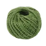 50 m Dickes Seil, natürliches Starkes Seil Dickes Jute -Schnur -Handwerk für DIY & Arts Crafts, Weihnachtsgeschenkverpackung, Seilband Seilschnur String Ball Army Green Seil