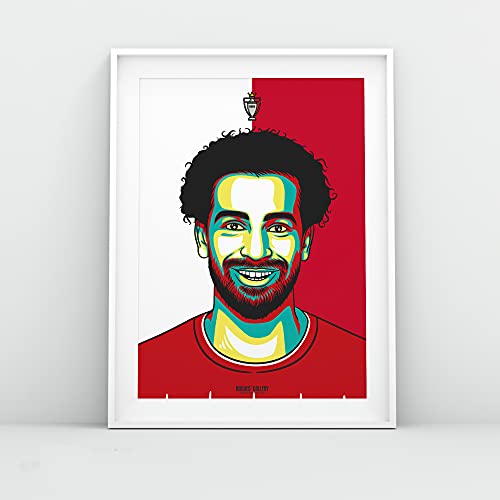 Rogues Gallery Mo Salah – Liverpool – A3 Champions Druck