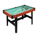 Billardtisch 4ft + Zubehör für Kinder & Erwachsene Billard Tisch 122x67x78 cm (LxBxH) Pool-Billardtisch, Grün