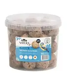 Dehner Natura Premium Meisenknödel ohne Netz, ganzjähriges Wildvogelfutter proteinreich / energiereich, hochwertiges Vogelfutter für Wildvögel, im Eimer, 30 Stück je 90 Gramm (2.7 kg)