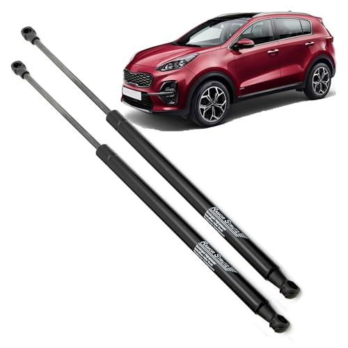 Ramor Strutz 2x Gasfeder Dämpfer Heckklappe Kompatibel mit Kia Sportage QL, QLE 2015-2021. Gasdruckfeder Heckklappendämpfer Ersatz für 81770F1000 und Andere.
