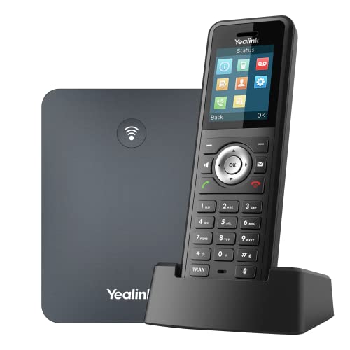 Yealink W79P DECT IP Telefon System (W70B Basis + W59R Handset) Schwarz
