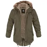 bw-online-shop Winterparka Fishtail mit Futter oliv - XL