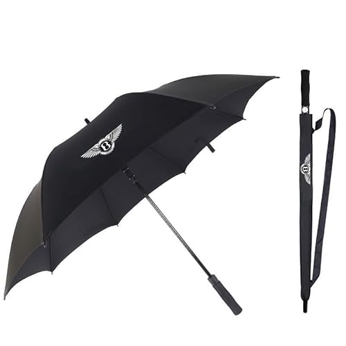 VIYOLI Autoschirm Regenschirm, für Bentley Bingley Mulsanne Continental Flying Bentayga Continental GT Winddicht und sturmfest - für Herren und Damen ergonomischem Griff