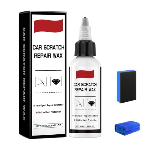 V-Vaxy Car Scratch Remover Wax, V-Vaxy Car Scratch Repair Wax, Scratches Repairing & Polishing Paint Restorer, Cars Paint Repair for Slight Scratches (1PCS)