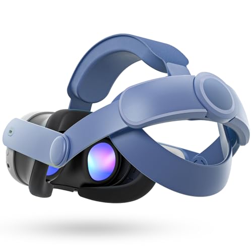Straps Kompatibel für Quest 3S für Quest 3 Kopfgurt für Quest 3S für Quest 3 Elite Straps Bequeme VR Zubehör Elite Straps - Elementar Blau
