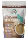 BLEND REPUBLIC® Keto Coffee Classic für ketogene Ernährung - mit MCT-Öl, Kokosöl & Kollagen - Collagen Coffee, Ketokaffee laktosefrei und ohne Zucker, 220g