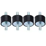 4PCS M4 15 * 10 Gummi-Stoßdämpferhalterungen, Antivibrations-Silentblock, Anti-Stoßdämpfer-Schwingungsdämpfer, Für Wasserpumpen, Luftkompressoren