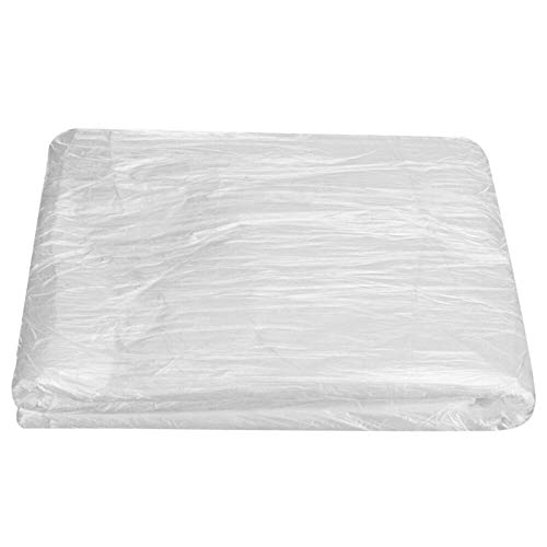 UxradG 100 Stück Einweg-Bettlaken-Abdeckungen aus Kunststoff, Schönheitsbehandlung, Wachs, Schutz für Massageliegen, Bett (90 x 180 cm)