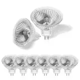 Halogen Leuchtmittel GU5.3 12v 20w, Halogen MR16 Warm White 2800k, Halogen Spot Glühbirnen 2 Pin Dimmbar, Leuchtmittel MR16 GU5.3 Halogen Für Halogenstrahler Einbau Schienenbeleuchtung ,Pack of 8