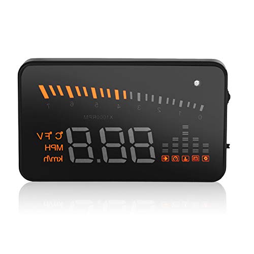 Headup Display Auto, Auto Hud Head Up Display Obd2 Farb Led Projektor Geschwindigkeits Warnsystem Für Auto Lkw Younicer Leistungsstarke Multifunktionen Auto Hud Head Up Display