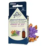 Glade Aromatherapy Essential Oils Duft-Diffuser Nachfüller, Moment of Zen, Lavendel + Sandelholz Aroma Diffuser, 17.4ml