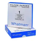 Whatman 1001–042 Quantitative Filter Papier Kreise, 11 Mikron, 10.5 S/100 ml Durchflussmenge, Stufe 1, 42,5 mm Durchmesser (100 Stück)