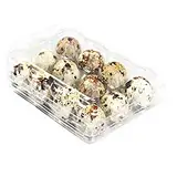 Quail Egg Kartons, 50 Stück, Wachteleier, wiederverwendbar, ecyclebarer Kunststoff Eierkarton für den Kühlschrank, jeder Platz für 12 kleine Wachteleier, Fasan oder Grouse