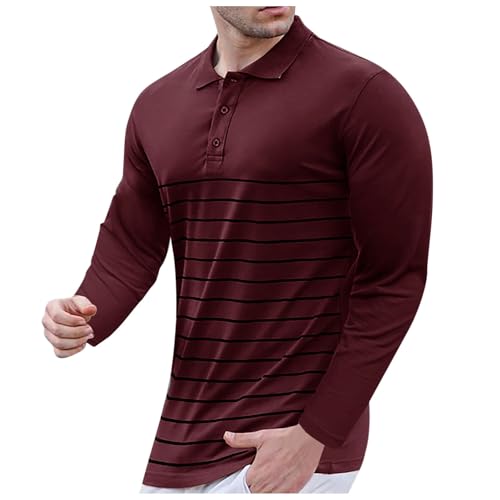 SRZYMJ Hemd Herren Langarm Henley Sommerhemd Herren Freizeithemd Leinenhemd Regular Fit Men Shirts Rot Leinen Hemden Herren Langarm L Unterhemd Halloweenkostüme Frauen Pullover Hemd Freizeithemden