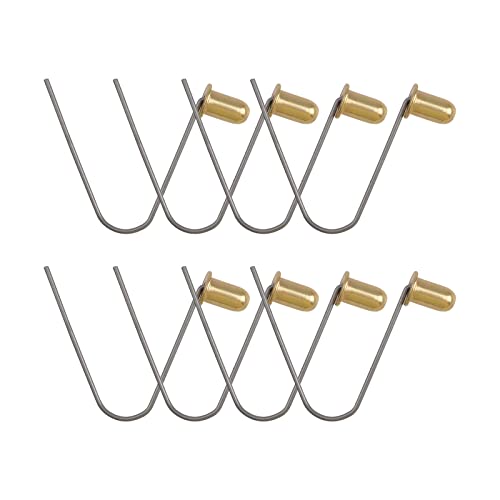 INCREWAY Zeltstangen-Clips, 6 mm, Kajak-Paddelfeder-Schnapp-Clips, 30 Stück, Edelstahl, Zeltstange, Druckknopf-Federklemmen für Camping, Kajak, Paddel, Zeltstange