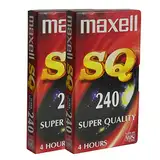 Maxell VHS 240 SQ - SUPER QUALITY, im 2er Pack