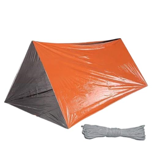 Notfallzelt Survival Zelt Notfall Ausrüstung Notfall Zelt Für Survival Ausrüstung Notfall Regenmantel Schlafsack Rettungszelt Notfallzelt Camping Wandern Tragbare Plane Notfallzelt Wasserdicht