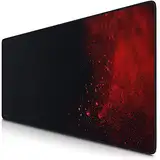 TITANWOLF - Speed Gaming Mauspad 900x400mm, XXL Mousepad, Tischunterlage Large Size Groß, verbessert Präzision und Geschwindigkeit, abwaschbar - für Microsoft Logitech Maus und Tastatur