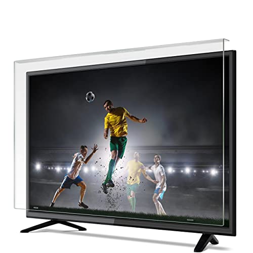 Notvex 65 Zoll Fernseher Schutz/ 100% Displayschutz garantiert/TV Bildschirmschutz/Schutzglas/Keine Kratzer/passend für alle Modelle (32Zoll-75Zoll verfügbar)