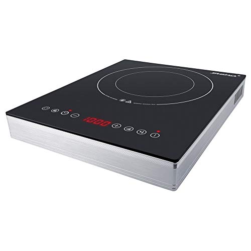 Steba Glaskeramik-Kochfeld HK 30 | Robuste Durchgängige Glaskeramik-Oberfläche | 2 Heizkreise mit 15 cm und 22 cm | Mobil einsetzbar | Touch Control | Timerfunktion bis 180 min. | für alle Kochtöpfe