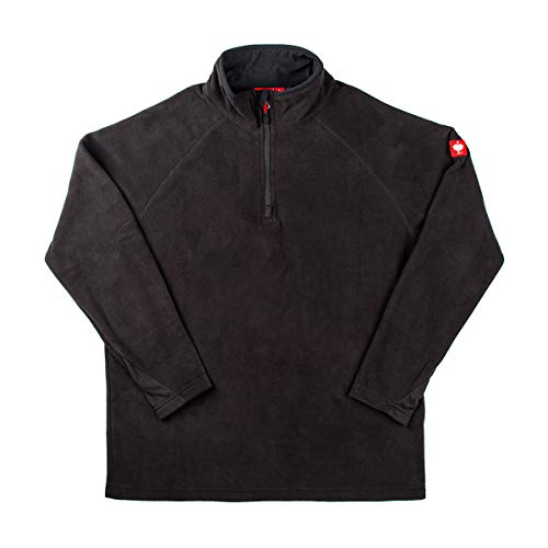 Engelbert Strauss Herren Fleecepullover Troyer dryplexx Micro, Farbe:schwarz, Größe:L