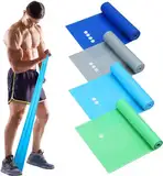 Fitnessbänder Set, GIEMIT Sport Band Fitness Trainingsband Latexfrei für Yoga, Pilates, Krafttraining, Physiotherapie