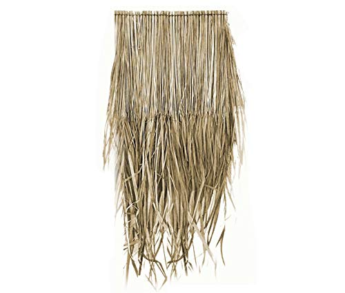 Wilai Palmendächer Strohdach Palmdach Paneele Palmschindel Palmenblätter Reetdach | 100% Nachhaltiges Naturmaterial | Wetterfest Regendicht und Langlebig | ca. 25 cm x 80 cm | 20 Stück