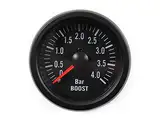 1013070 Ladedruckanzeige 4 Bar Retro 52mm Oldschool 1/4 Meile Rennen Race Rennsport